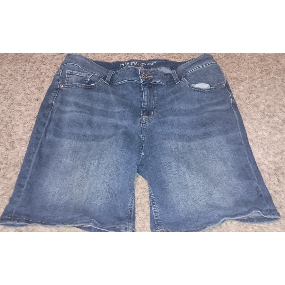Women's Maurices Shorts Size 18W Color Blue Stretchy Comfortable Nice Looking...